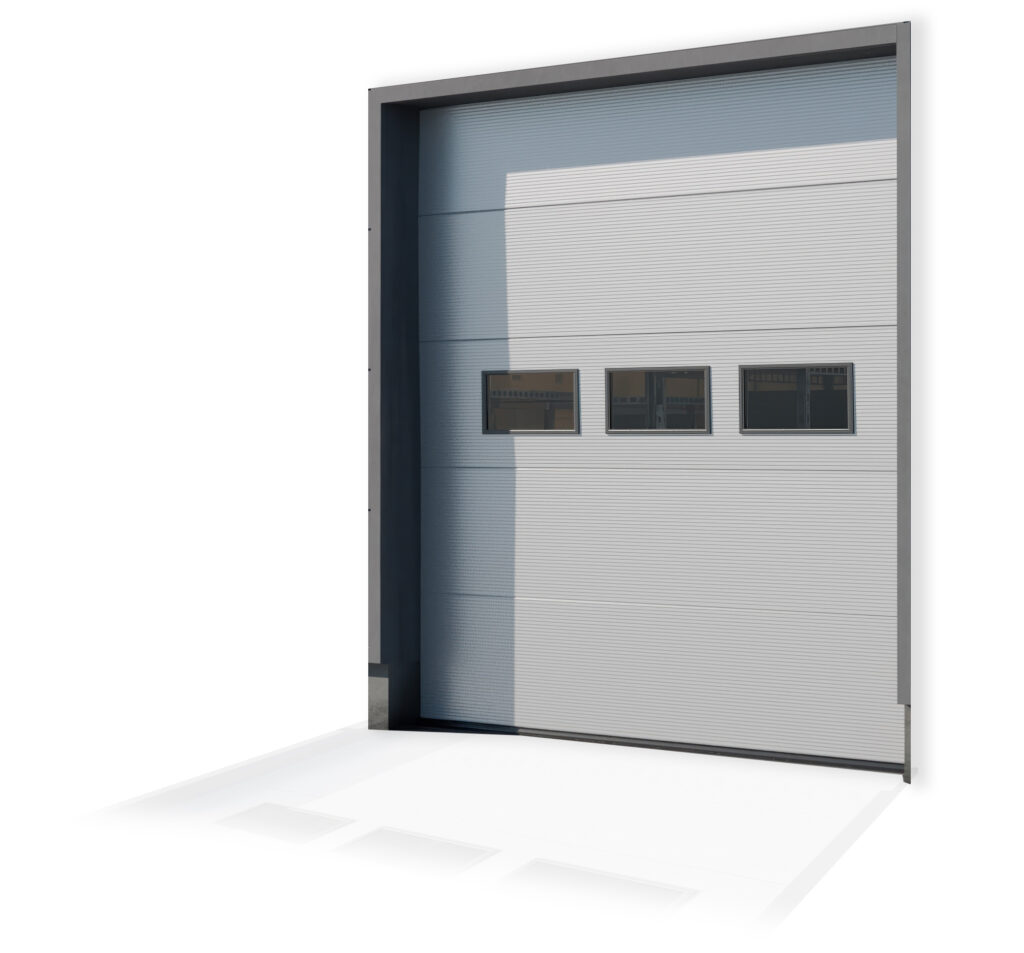 Dynaco X-40P Sectionale poort industrie dock laadkade